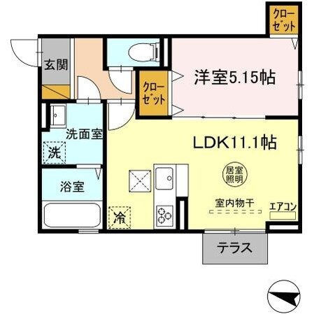 エスカレーズの物件間取画像